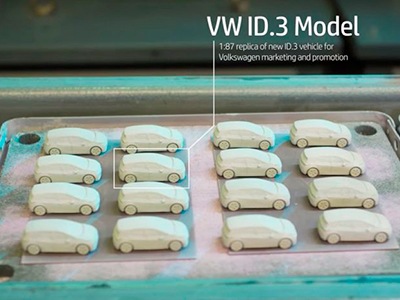 Autopartes fabricadas por impresoras